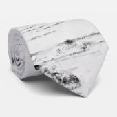 Cravate Motif d'écorce de bouleau (Roulé)