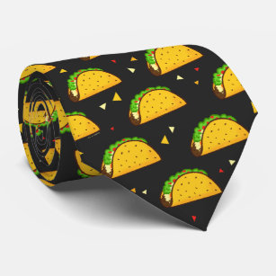 Cravate Motif délicieux de taco