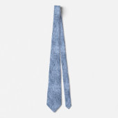 Cravate Motif Denim Blue Denim (Devant)