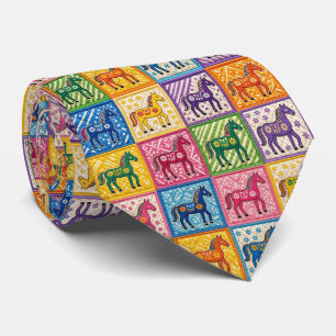 Cravate Motif Derby du Kentucky de course de chevaux éques