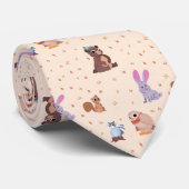Cravate Motif des animaux plats automne/automne (Roulé)