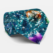 Cravate Motif des balles d'arbre de Noël (Roulé)