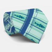 Cravate Motif des bâtons de pêche aérienne (Roulé)