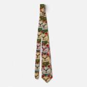 Cravate motif des chats Maneki-neko (Dos)
