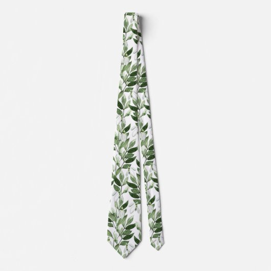 Cravate Motif des chutes de neige (Devant)