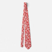Cravate Motif Des Coeurs, Coeurs Rouges, Amour (Dos)