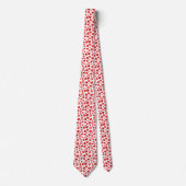 Cravate Motif Des Coeurs, Coeurs Rouges, Motif Des Coeurs (Devant)