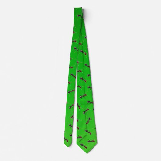 Cravate Motif des fourmis vertes, (Dos)