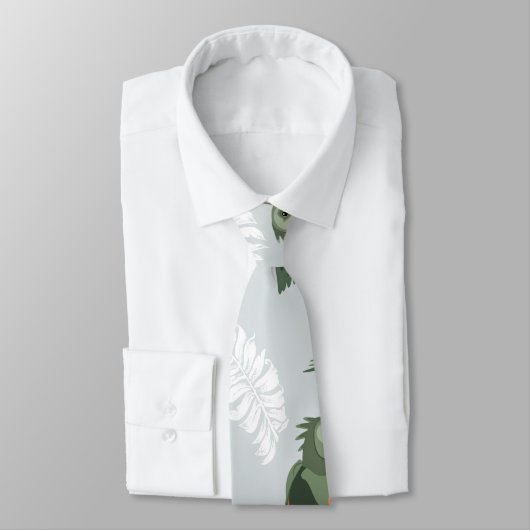 Cravate Motif des frondes de Kea Fern (Attaché)