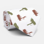 Cravate Motif des leurres de pêche aérienne (Roulé)