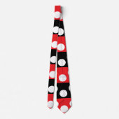 Cravate Motif des rayures de points Polka (Dos)