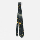Cravate Motif d'étoile de constellation céleste (1) (Dos)