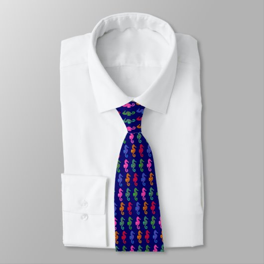 Cravate Motif d'hippocampe (Attaché)