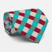 Cravate Motif diagonal hypnotique du sud-ouest (Roulé)