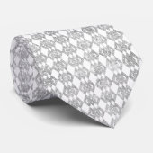 Cravate Motif diamant de chevauchement Parties scintillant (Roulé)