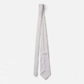 Cravate Motif diamant pastel vert et rose (Dos)