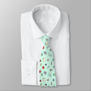 Cravate Motif d'icône Médicale
