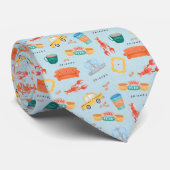 Cravate Motif d'icônes Classiques FRIENDS™ (Roulé)