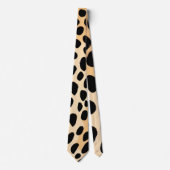 Cravate Motif d'impression Cheetah (Devant)