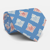 Cravate Motif d'impression floral traditionnel (Roulé)