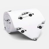 Cravate Motif d'impression graphique Beetle Car Motif (Roulé)