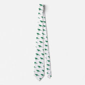 Cravate Motif Dinosaur Vert (Devant)