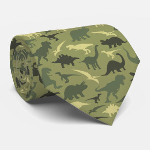 Cravate Motif Dinosaure, Silhouette Dinosaure, Dino Vert