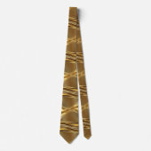 Cravate Motif doré captivant (Devant)