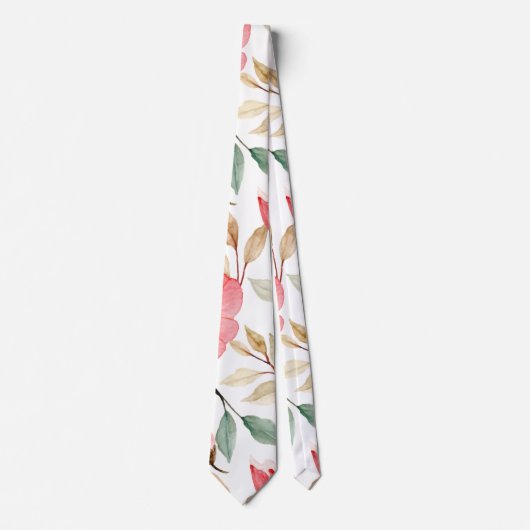 Cravate Motif doré vert Dusty rose pâle (Devant)