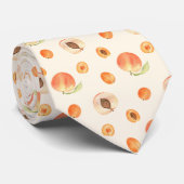 Cravate Motif douce pêche d'été (Roulé)