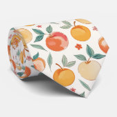 Cravate Motif douce pêche d'été (Roulé)