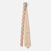 Cravate Motif douce pêche d'été (Dos)