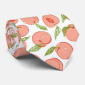Cravate Motif douce pêche d'été (Roulé)