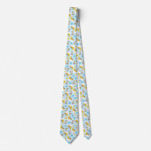 Cravate Motif D'Ours, Mignonnes Ours, Nounours, Étoiles (Devant)