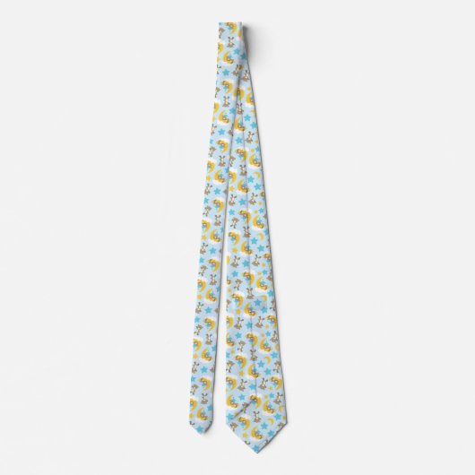Cravate Motif D'Ours, Mignonnes Ours, Nounours, Étoiles (Dos)