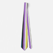 Cravate Motif   Drapeau coloré (Devant)