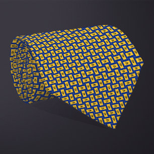 Cravate Motif Drapeau Patchwork Barbados