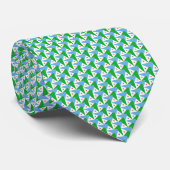Cravate Motif Drapeau Patchwork Djibouti (Roulé)