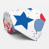 Cravate motif du 4 juillet 04x4 (Roulé)