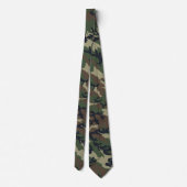 Cravate Motif du camouflage vert militaire (Dos)