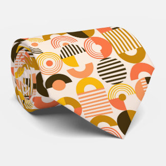 Cravate Motif du cercle d'art moderne de Retro Bauhaus