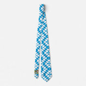 Cravate Motif du drapeau de Bavière, ALLEMAGNE (Dos)