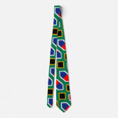 Cravate Motif du drapeau sud-africain (Dos)
