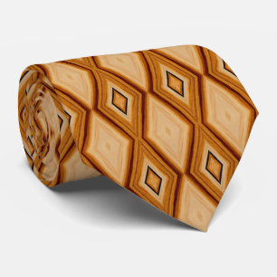 Cravate Motif du grain de bois