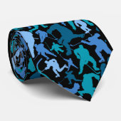 Cravate Motif du joueur de hockey (Roulé)