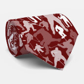 Cravate Motif du joueur de hockey (Roulé)