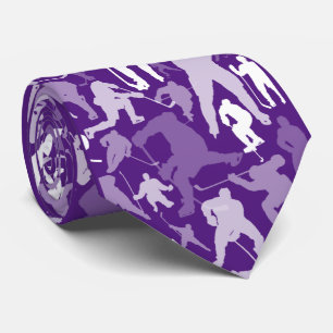 Cravate Motif du joueur de hockey