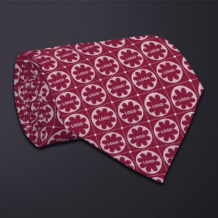 Cravate Motif du logo rond de Bourgogne