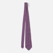 Cravate Motif du logo rond violet (Dos)