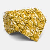 Cravate Motif éclaboussé OR PUR + vos idées (Roulé)